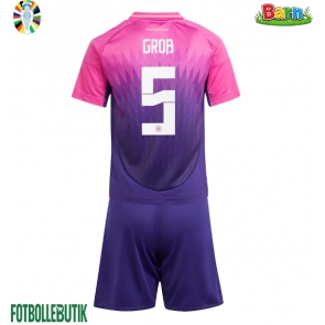 Tyskland Pascal Gross #5 Bortaställ Barn EM 2024 Kortärmad (+ Korta byxor)